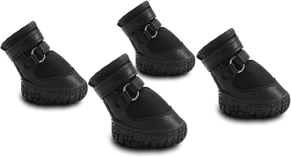 Petanims Dog Boots for Small Dogs Sz 3 Waterproof Dog Shoes Hot Asphalt Walking